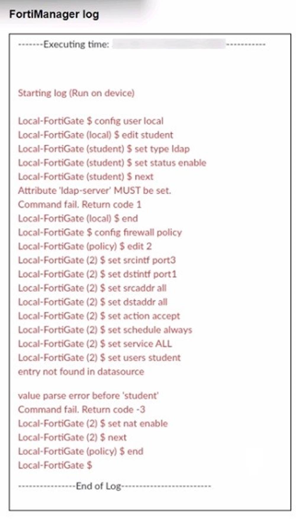 FCP_FMG_AD-7.4 dumps exhibit