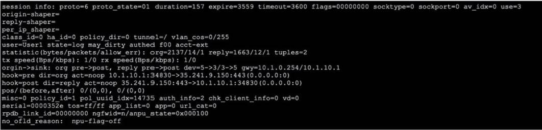 FCSS_NST_SE-7.4 dumps exhibit